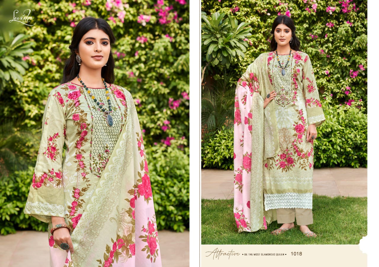 JASHN E ISHQ Levisha Cotton Fancy Wear Wholesale Pakistani Dress Material Catalog